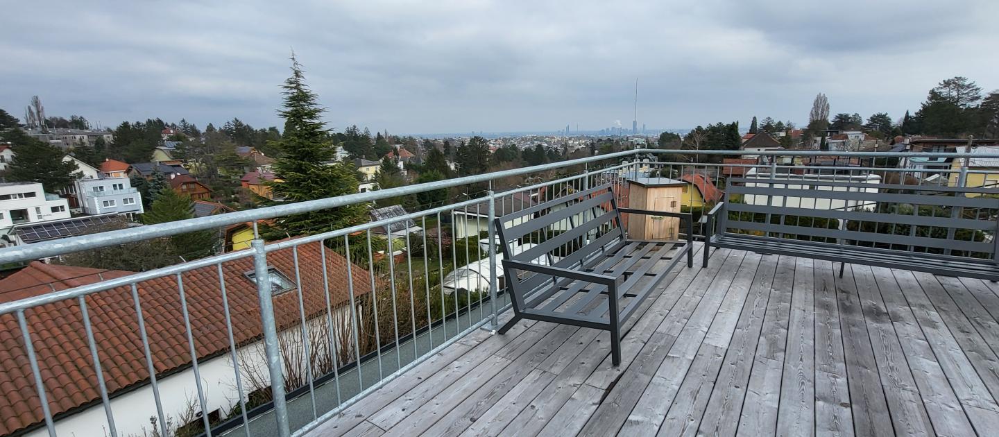 Kleingartenwohnhaus mit Dachterrasse
