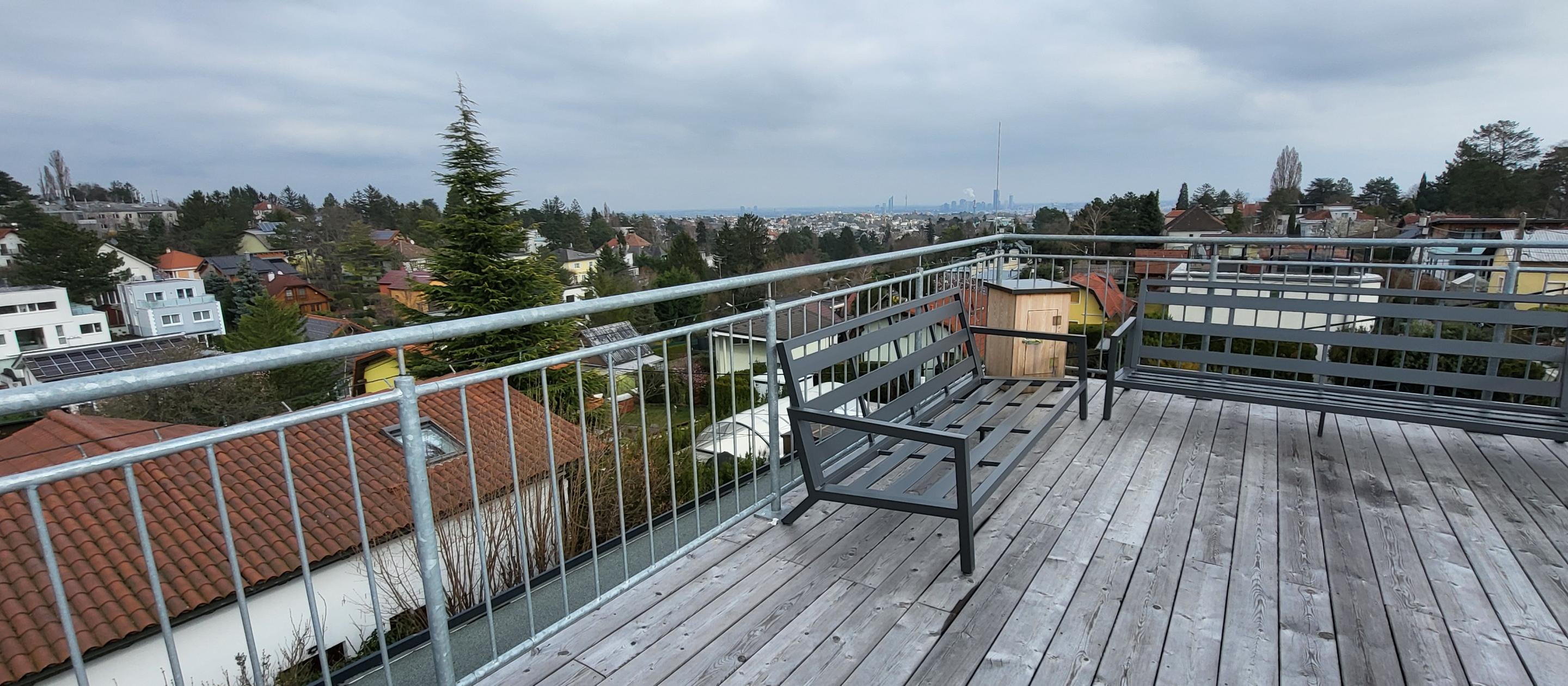 Kleingartenwohnhaus mit Dachterrasse