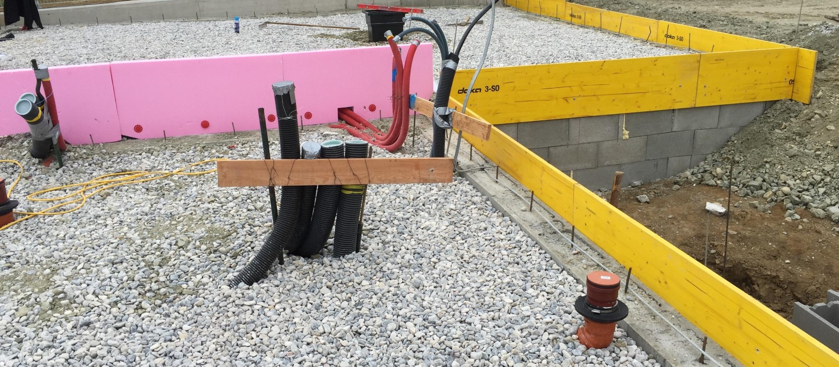 1. Aushub - Erdarbeit - Fundament - Bodenplatte