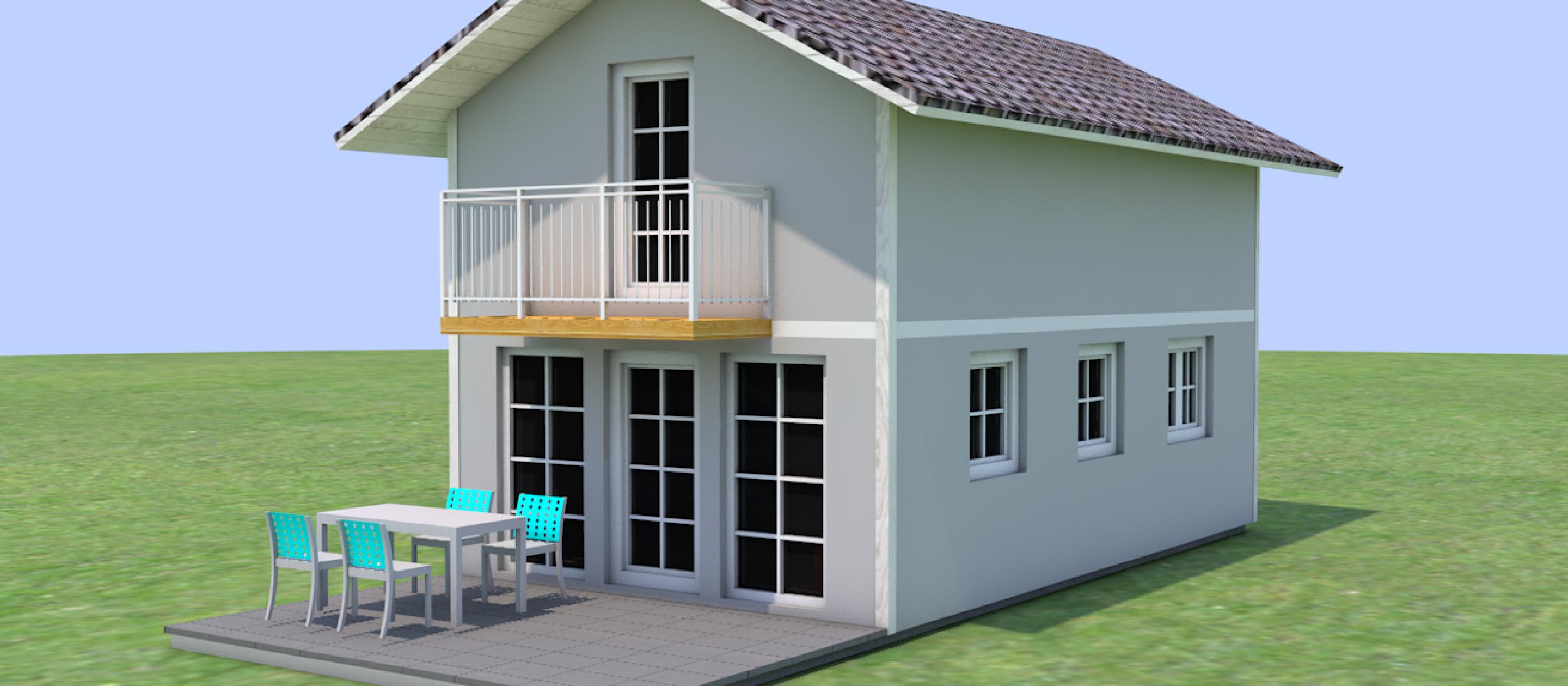 Neptunus 35 - Vollholzhaus