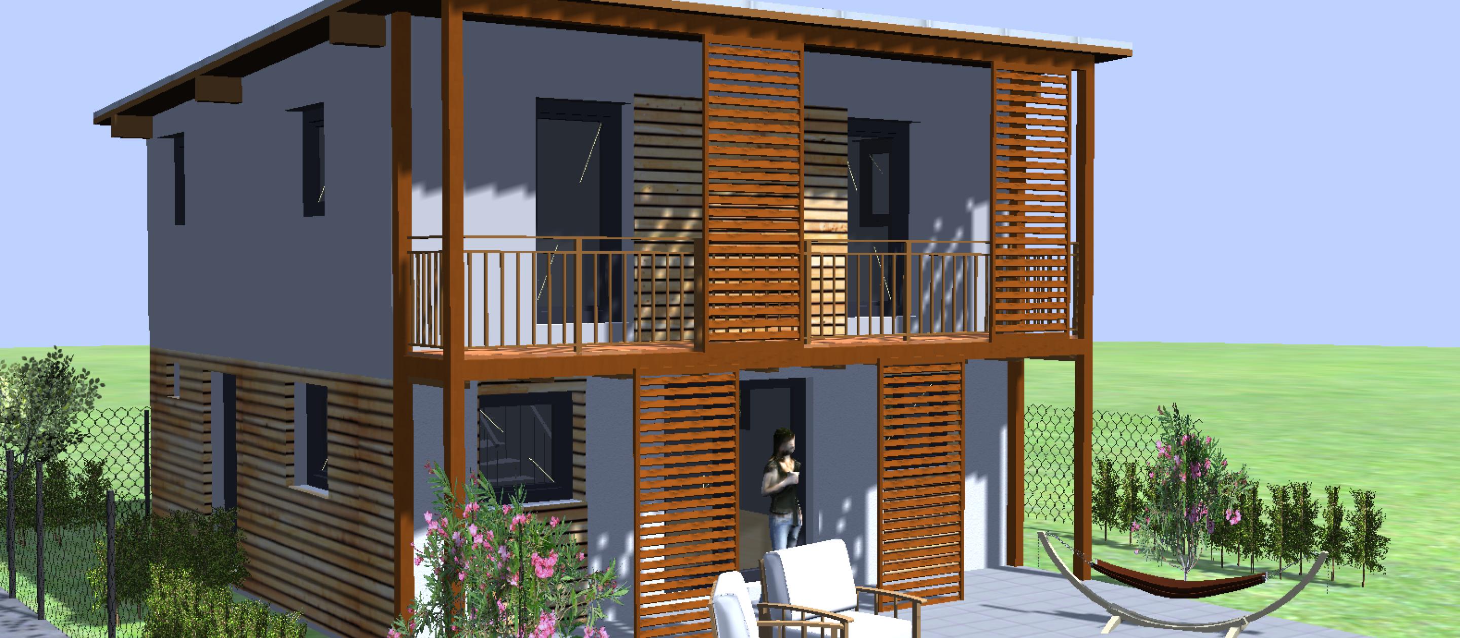 Kleingartenwohnhaus - Umbra - Verschattung